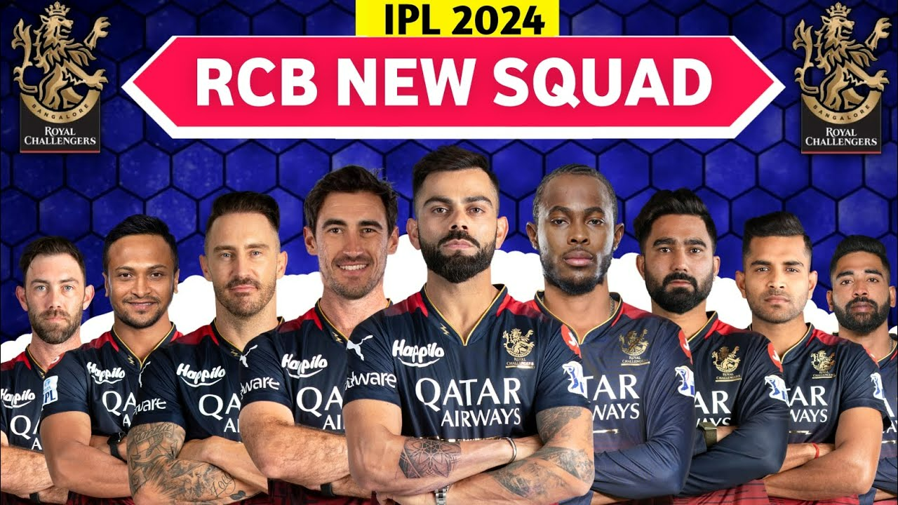 IPL2024 | RCB | Squad: Royal Challengers Bangalore